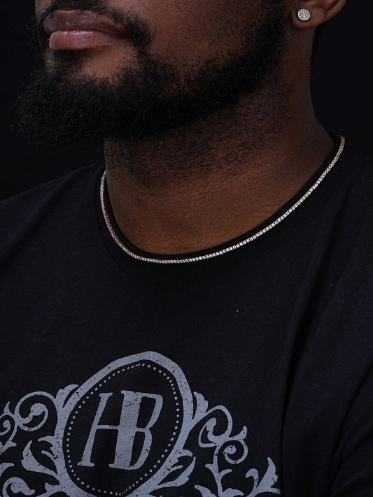 Micro Tennis Chain Necklace Iced Out CZ Stones - 14k Gold Vermeil, Rose Gold Vermeil Or 925 Silver - 2mm - 14"-28"