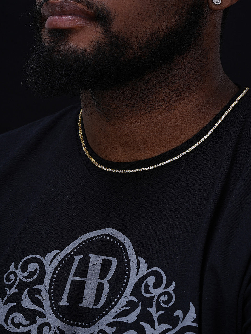 Micro Tennis Chain Necklace Iced Out CZ Stones - 14k Gold Vermeil, Rose Gold Vermeil Or 925 Silver - 2mm - 14"-28"