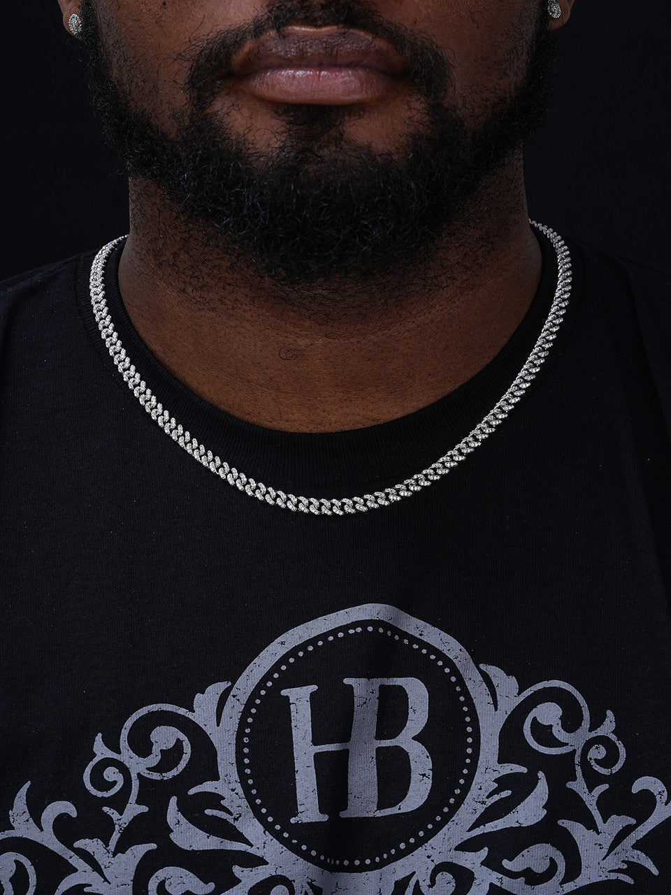 MOISSANITE Everyday Wear Cuban Chain Necklace Iced Out - 925 Silver - 6mm - 16"-30"