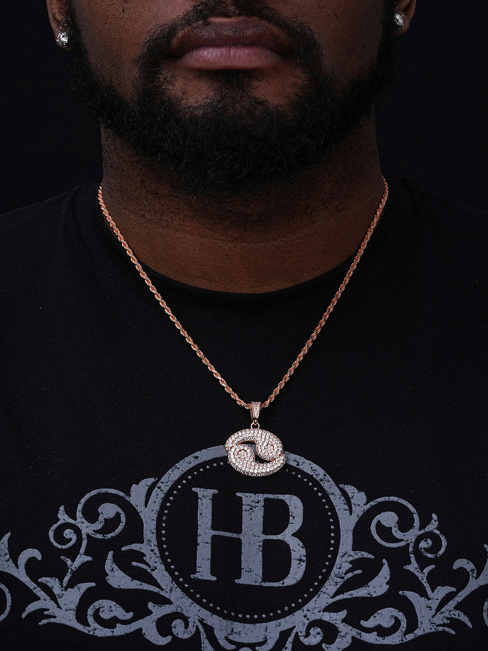 Zodiac Astrology Sign Horoscope Iced Out Pendant - 14k Gold Vermeil Or 925 Silver -  CZ Stones - Medium 1.5"