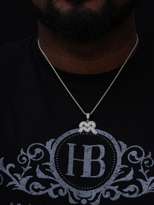 Zodiac Astrology Sign Horoscope Iced Out Pendant - 14k Gold Vermeil Or 925 Silver -  CZ Stones - Medium 1.5"