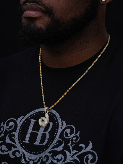 OK Hand Emoji Pendant - 14k Gold Vermeil Or 925 Silver - CZ Stones - Small 1.5"