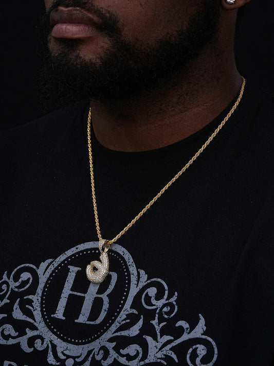 OK Hand Emoji Pendant - 14k Gold Vermeil Or 925 Silver - CZ Stones - Small 1.5"