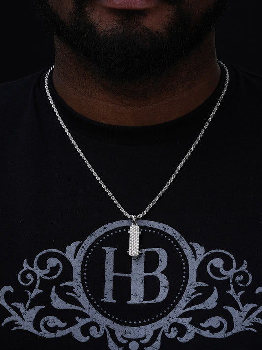 Skateboard Iced Out Pendant - 14k Gold Vermeil Or 925 Silver - CZ Stones - Small 1.5"