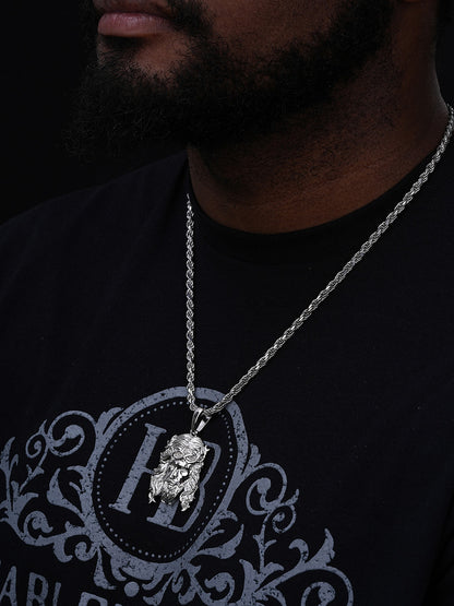 #1 Bestseller Jesus Piece Pendant - 925 Silver - 3 Sizes 1.5"-3"