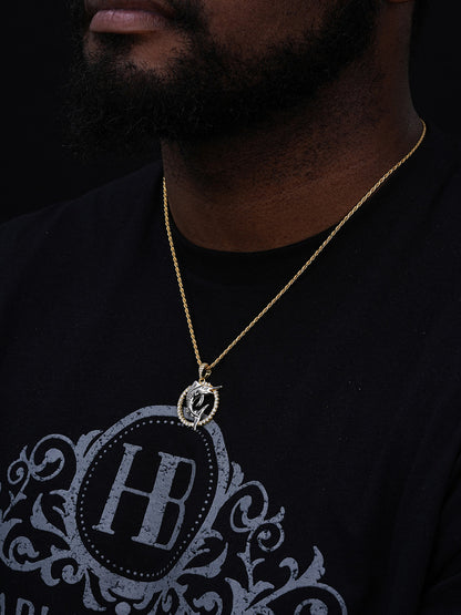 MOISSANITE Swordfish Marlin Iced Out Pendant - 14k Gold Vermeil Or 925 Silver - Small 1.25"