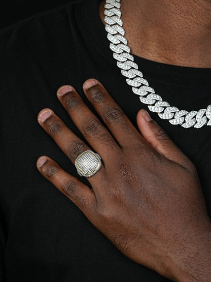 10mil Followers Influencer Ring - 14k Gold Vermeil 925 Silver - CZ Stones