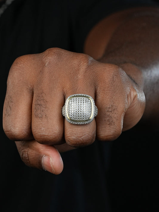 10mil Followers Influencer Ring - 14k Gold Vermeil 925 Silver - CZ Stones