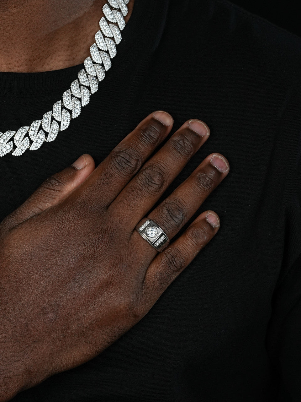Hollywood Ring - 925 Silver - CZ Stones