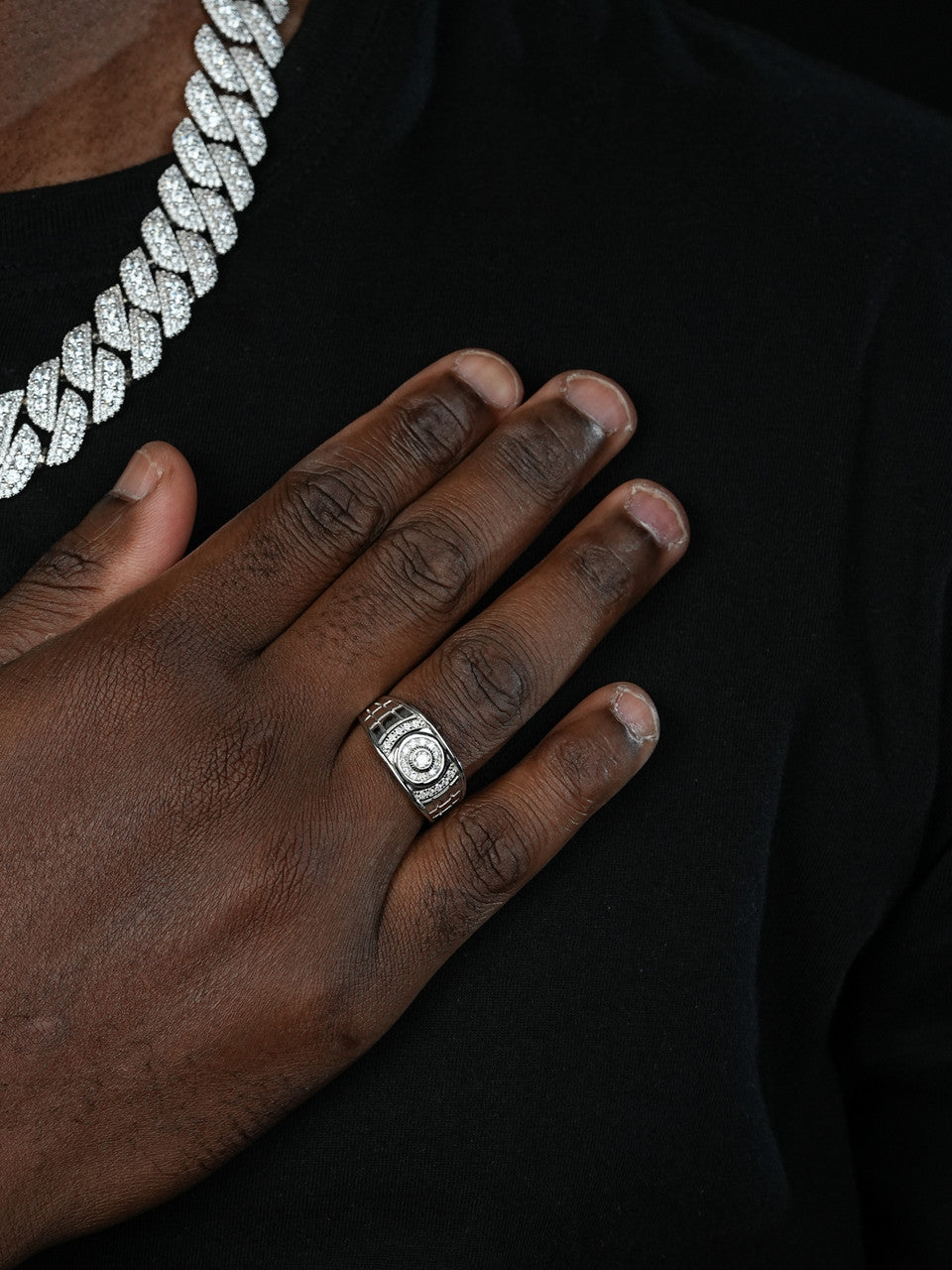 MOISSANITE Simple Ring Harlembling Classic Since 2015 - 925 Silver