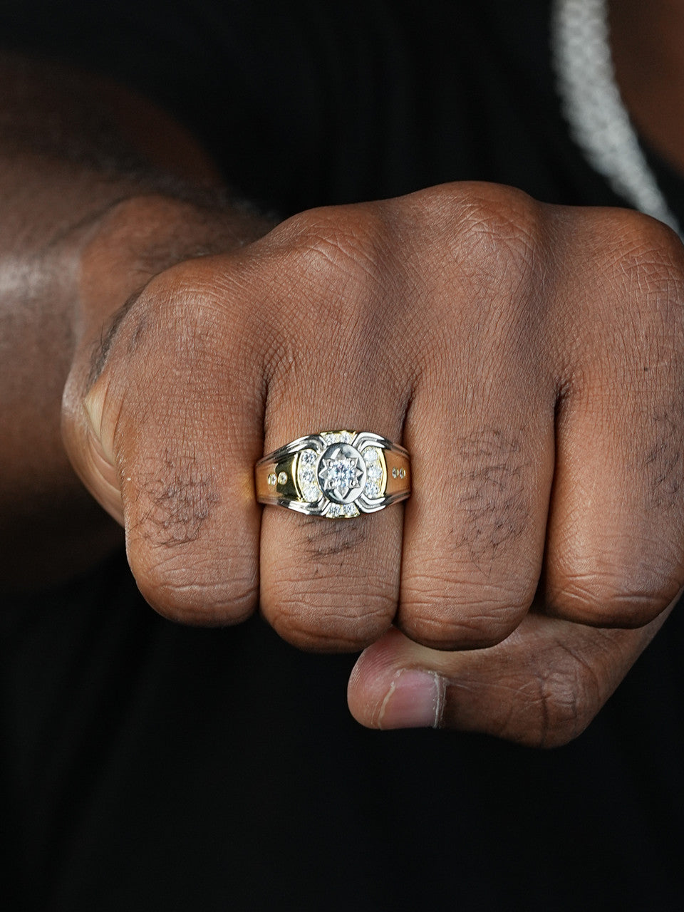 Forever Infinity Star - 14k Gold Vermeil 925 Silver Two Tone - CZ Stones