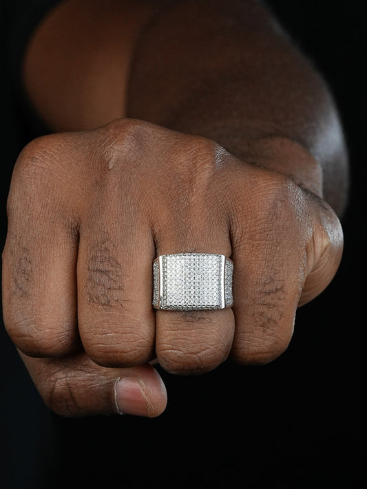 Harlembling OG Ring - First Ring We Made - 925 Silver - CZ Stones