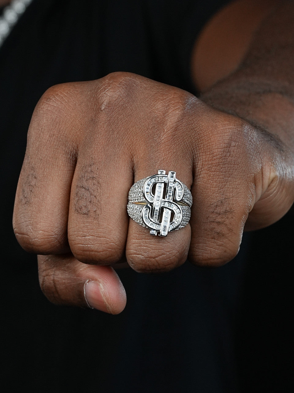 Big Money Iced Out Ring - 925 Silver - CZ Stones