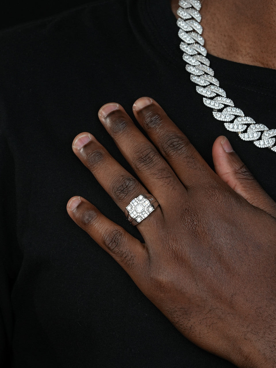 West Side Ring  - 925 Silver - CZ Stones