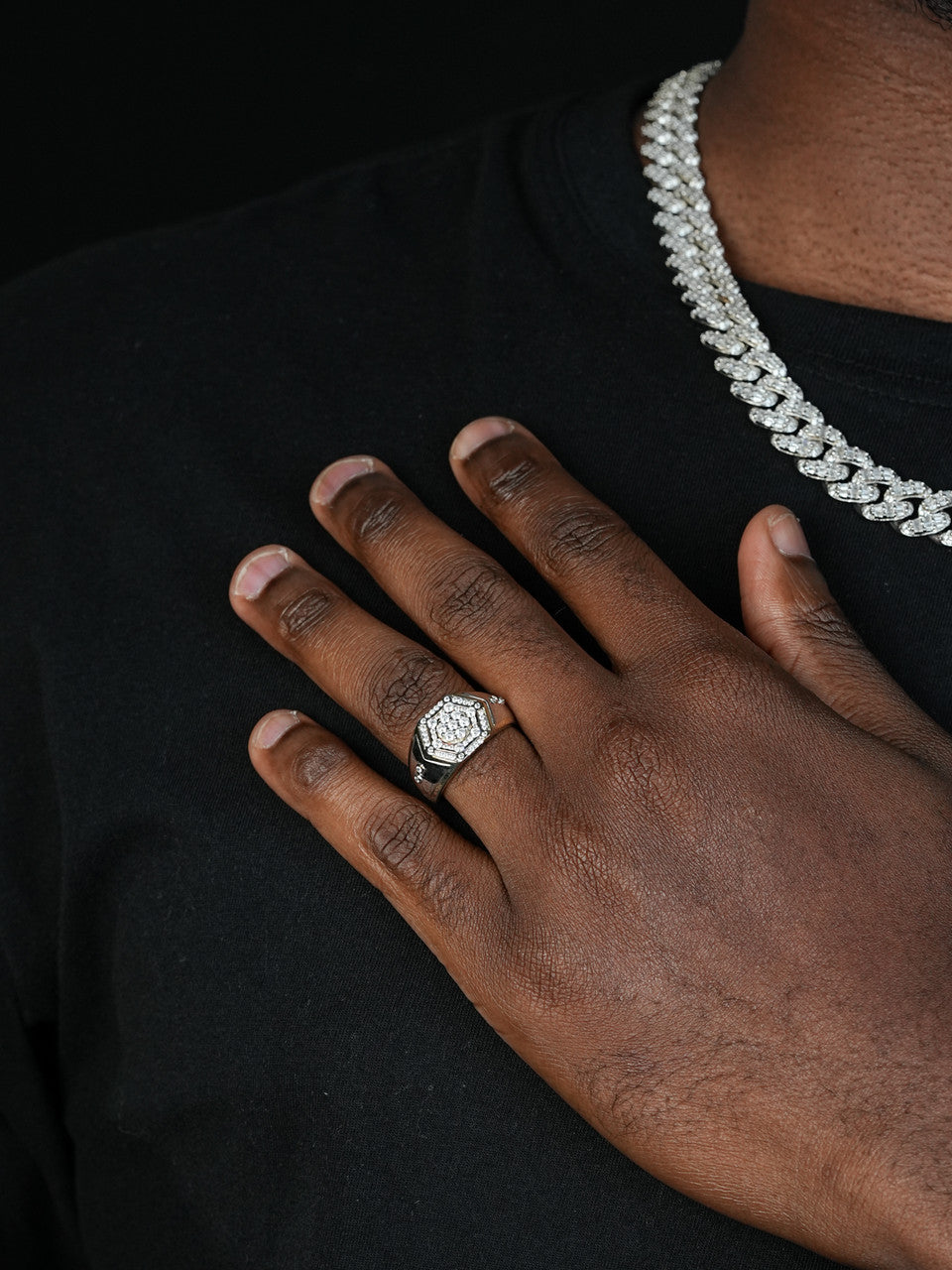 MOISSANITE NYC Skyline Ring - 925 Silver