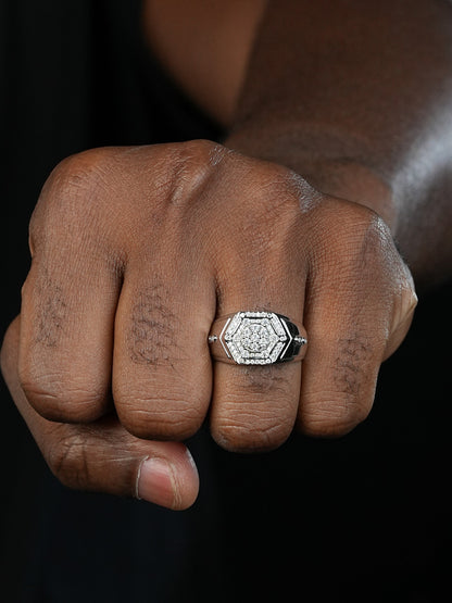 MOISSANITE NYC Skyline Ring - 925 Silver