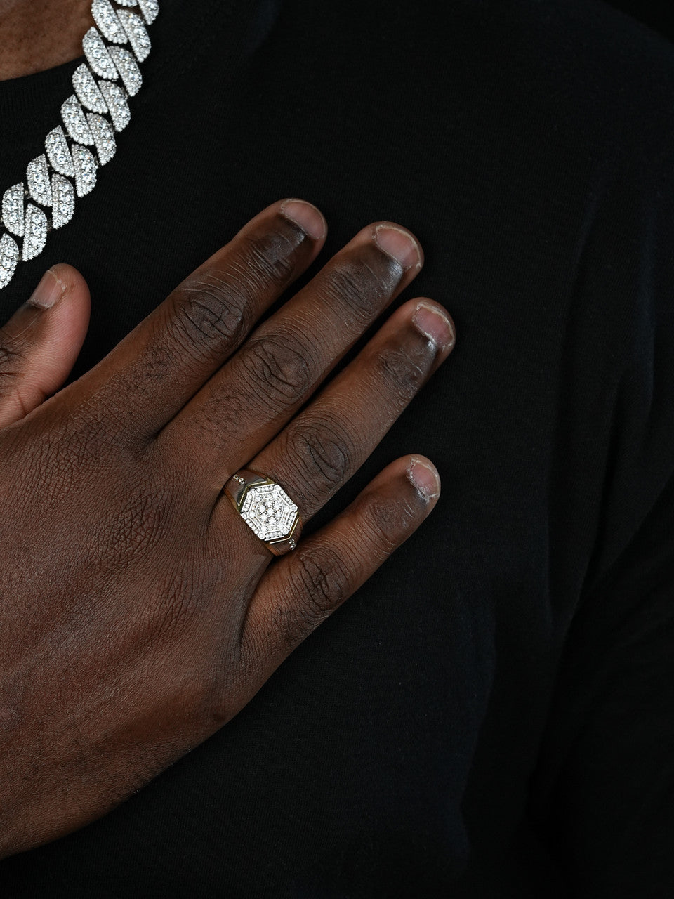 MOISSANITE NYC Skyline Ring - 14k Gold Vermeil 925 Silver