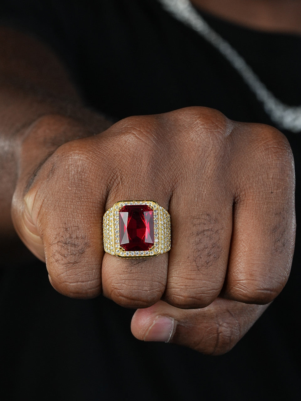 Royal Family Ring - 14k Gold Vermeil 925 Silver - CZ Stones