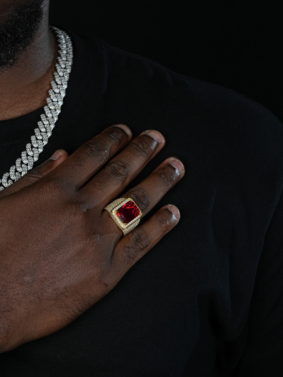 Royal Family Ring - 14k Gold Vermeil 925 Silver - CZ Stones