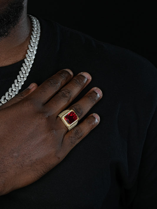 Royal Family Ring - 14k Gold Vermeil 925 Silver - CZ Stones