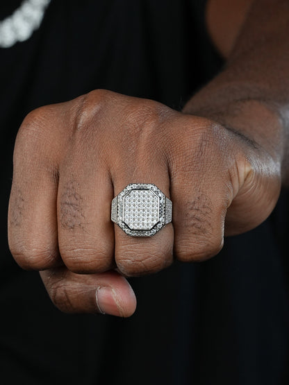 MOISSANITE Fresh Vibes Out Ring - 925 Silver