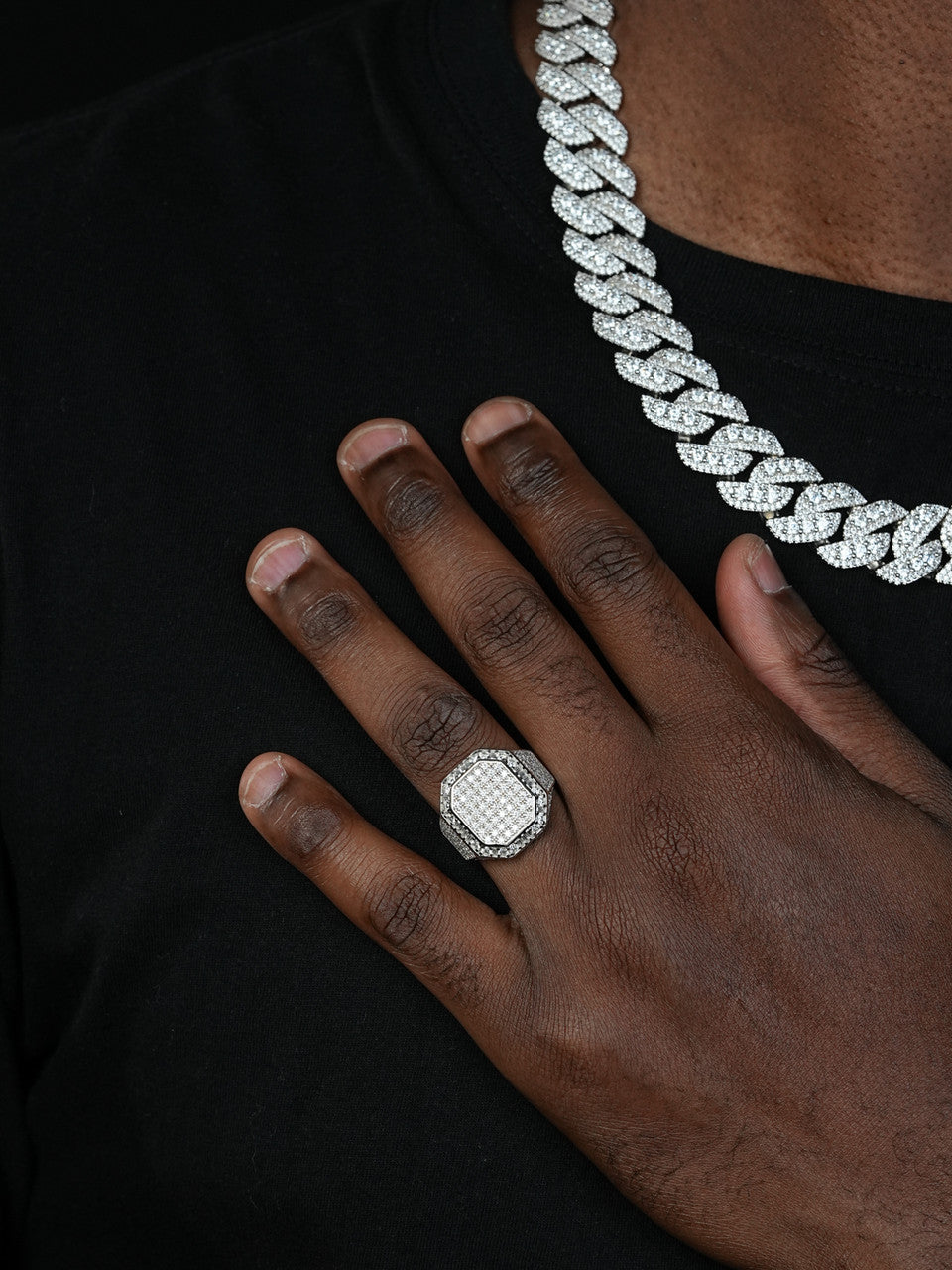 MOISSANITE Fresh Vibes Out Ring - 925 Silver