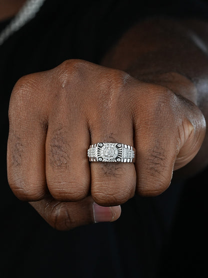 MOISSANITE Diamond Tester Challenge Star Ring - 925 Silver