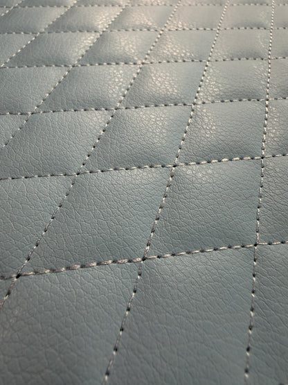 Harlembling Leather Travel Jewelry Box Carrying Case - Blue