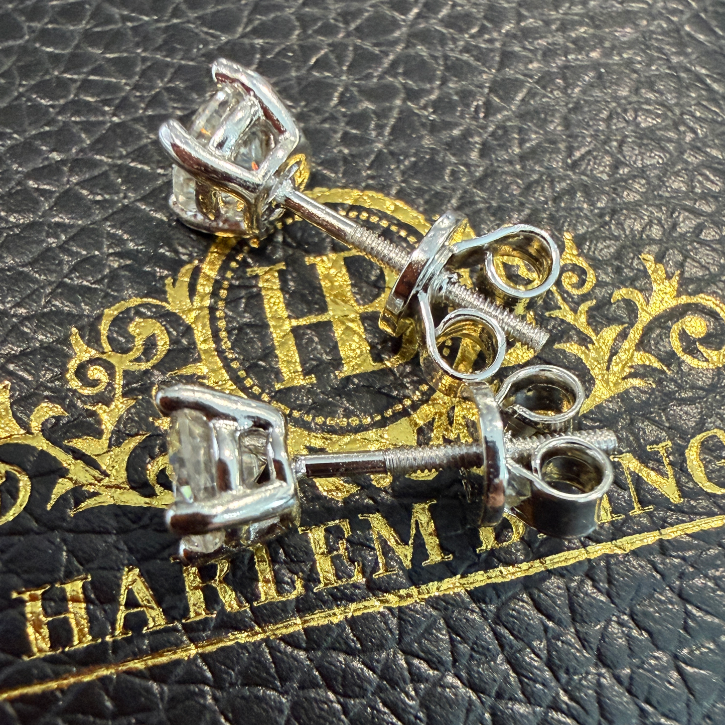 Moissanite 1ct TW 5mm Screwback Stud Earrings!