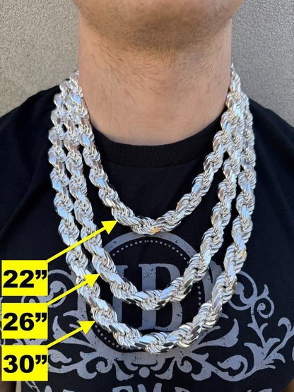 LIMITED EDITION - 14.5mm HANDMADE ROPE CHAIN - Only 30pc Made CHAINS HarlemBling