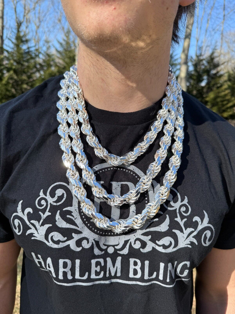 LIMITED EDITION - 14.5mm HANDMADE ROPE CHAIN - Only 30pc Made CHAINS HarlemBling