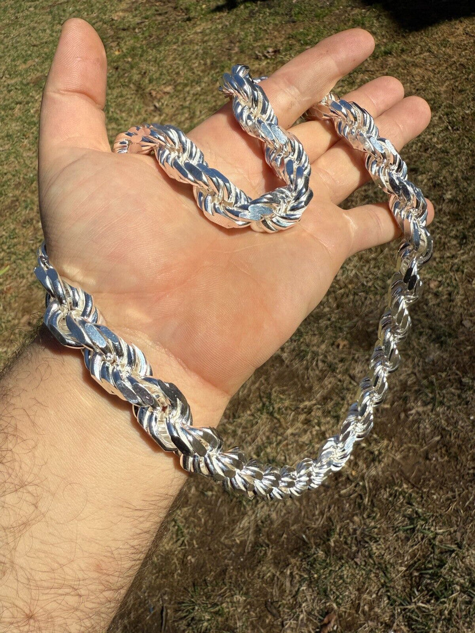 Half Kilo Rope Chain Necklace - 925 Sterling Silver - 18