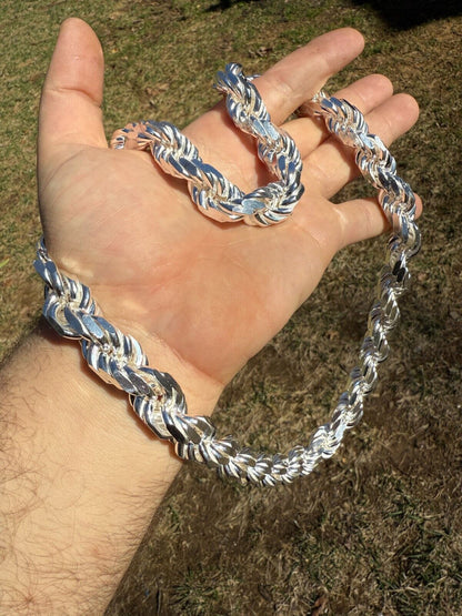 LIMITED EDITION - 14.5mm HANDMADE ROPE CHAIN - Only 30pc Made CHAINS HarlemBling