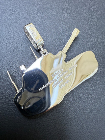 SERIES 6: Limited Edition Moissanite Army Tank Pendant Harlembling x Romeo Brown PENDANTS HarlemBling