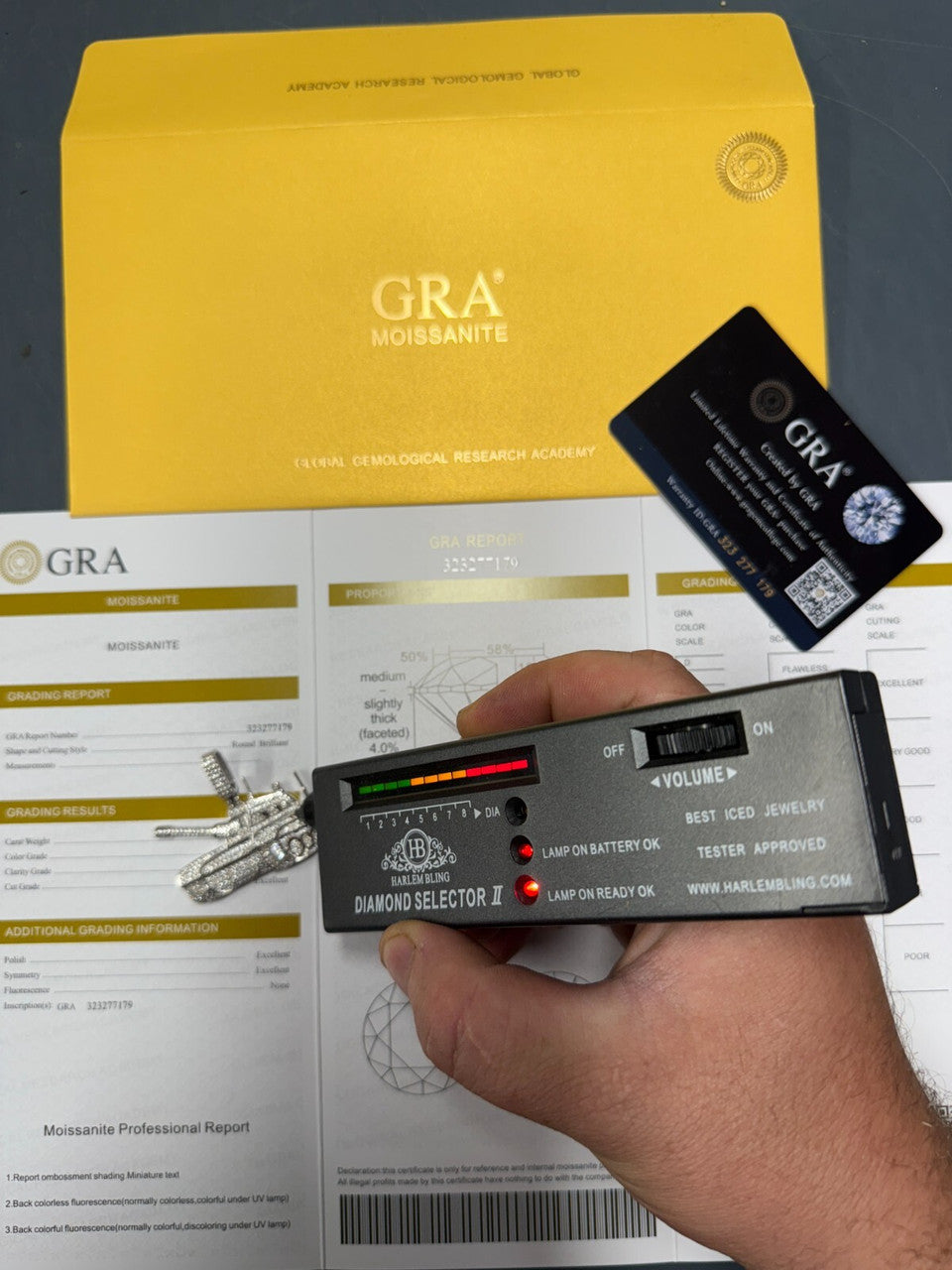 SERIES 6: Limited Edition Moissanite Army Tank Pendant Harlembling x Romeo Brown PENDANTS HarlemBling