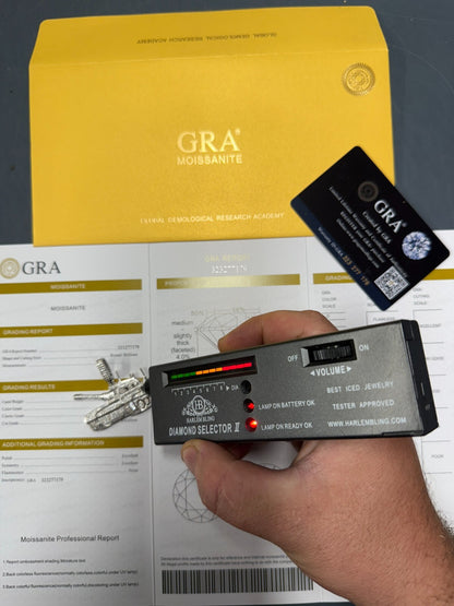 SERIES 6: Limited Edition Moissanite Army Tank Pendant Harlembling x Romeo Brown PENDANTS HarlemBling