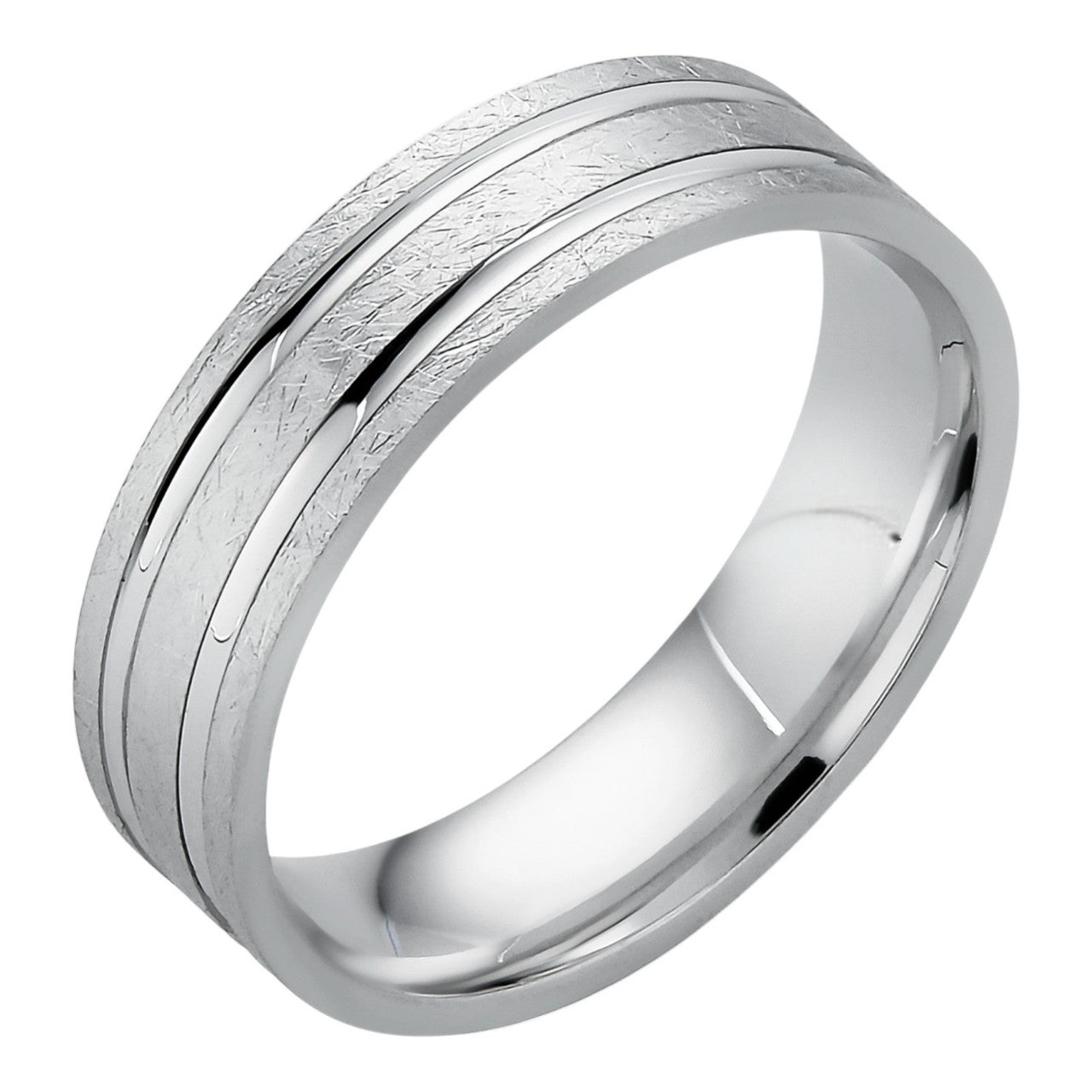 Solid 925 Sterling Silver Plain Wedding Band Ring 6mm Mens Ladies Brushed Finish Imported from eBay HarlemBling