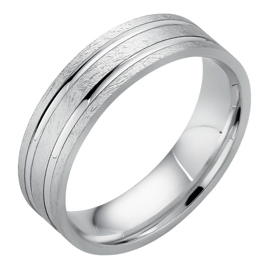 Solid 925 Sterling Silver Plain Wedding Band Ring 6mm Mens Ladies Brushed Finish Imported from eBay HarlemBling