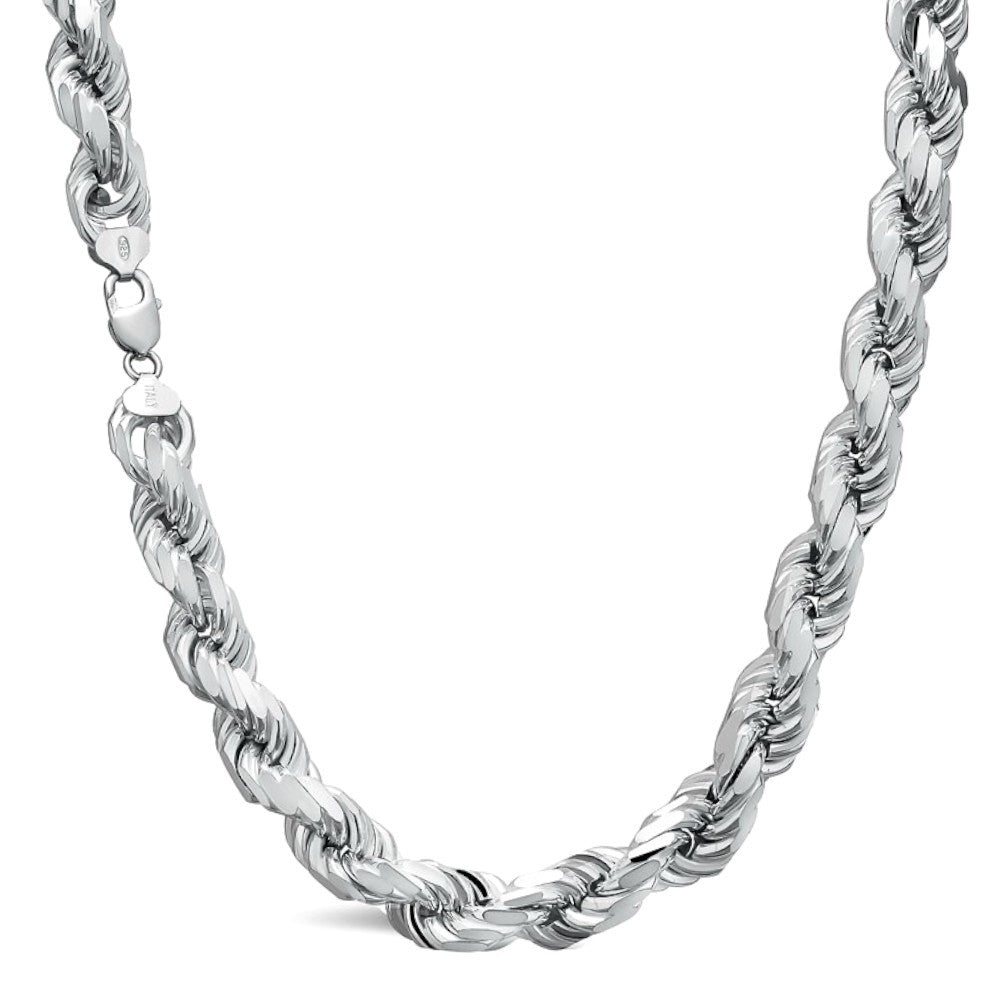 Half Kilo Rope Chain Necklace - 925 Sterling Silver - 18"-30" - 14.5mm