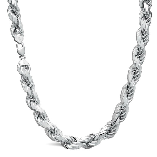 Half Kilo Rope Chain Necklace - 925 Sterling Silver - 18"-30" - 14.5mm