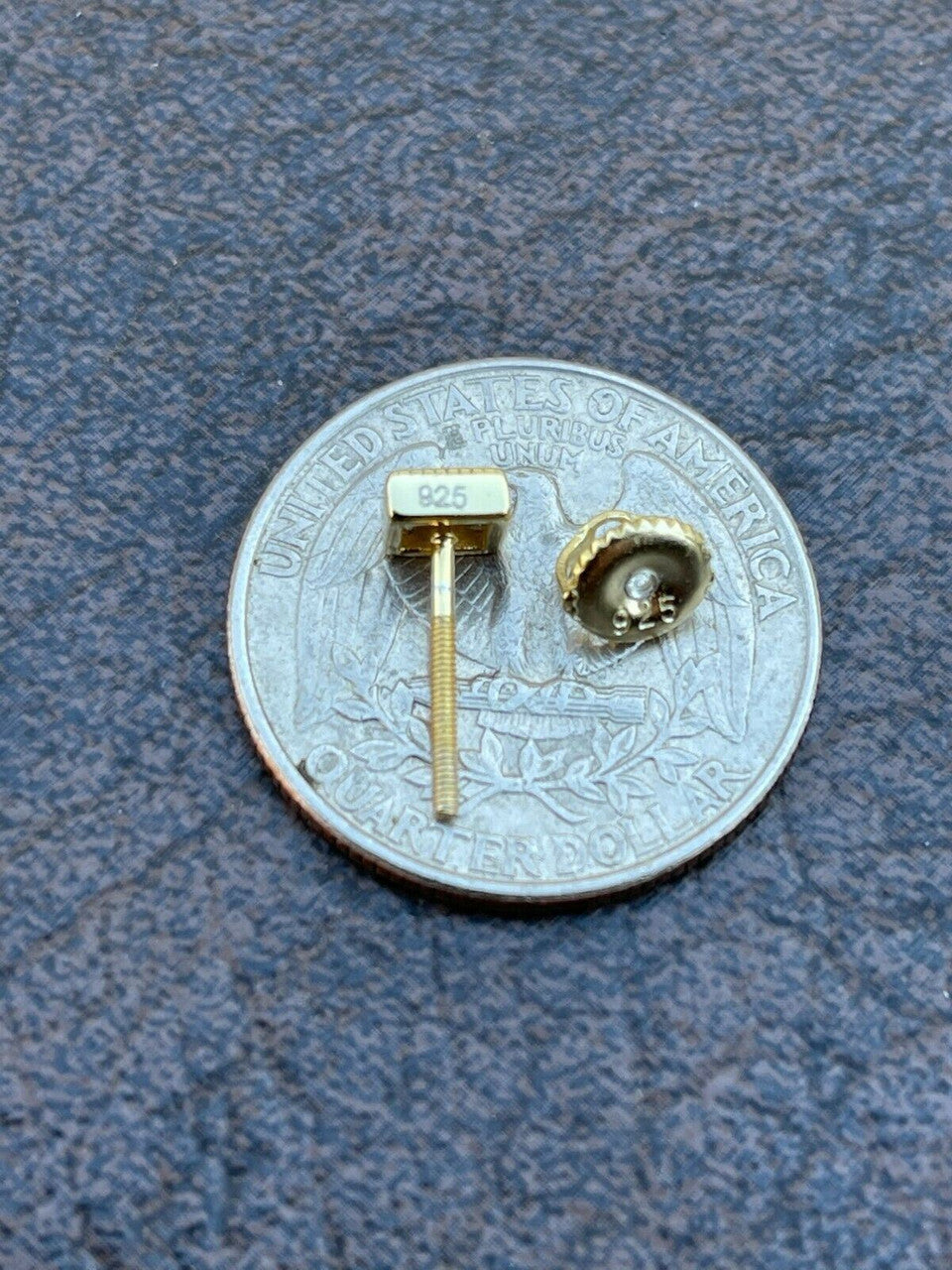 HarlemBling 0.2ct REAL Natural Diamond Mens Ladies Earrings Iced Small 5mm Square Gold Studs