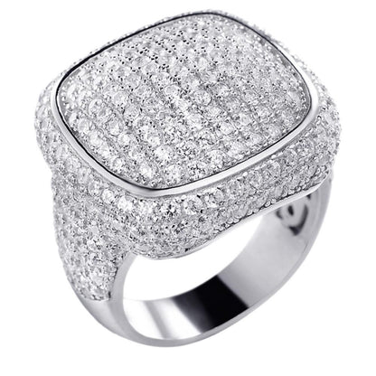 HarlemBling 10mil Followers Influencer Ring - 925 Silver - CZ Stones