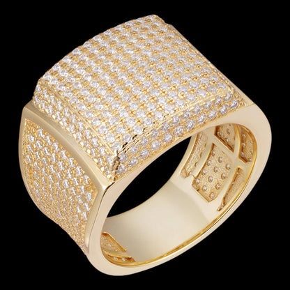 HarlemBling 4.49ct Real DIAMOND Harlembling OG Ring - First Ring We Made - 14k Yellow Gold