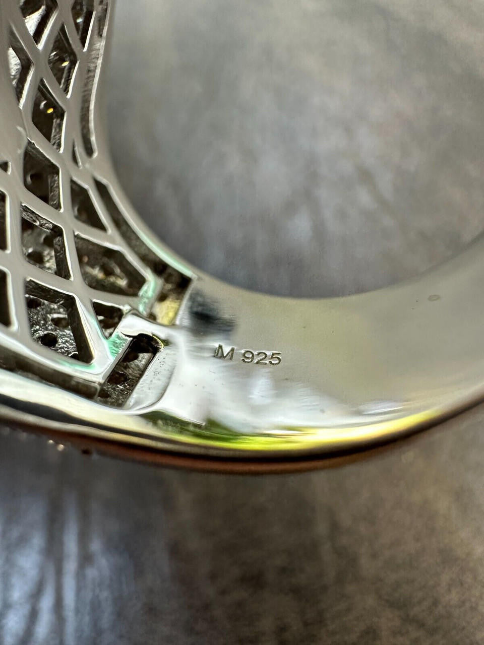 HarlemBling 6.5ct MOISSANITE Iced Real Baguette Cross Shaped Ring For Men Solid 925 Silver