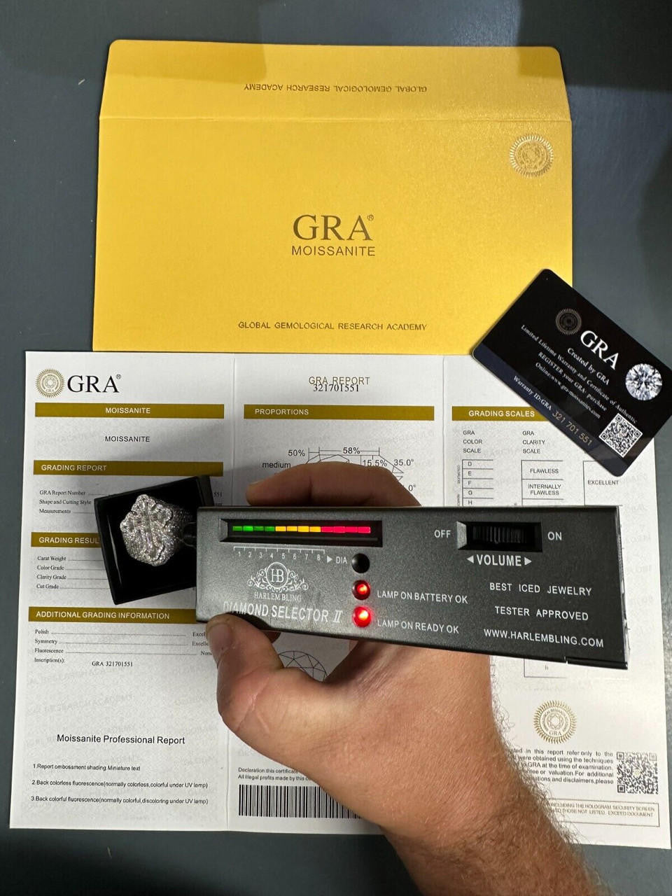 HarlemBling 6.5ct MOISSANITE Iced Real Baguette Cross Shaped Ring For Men Solid 925 Silver