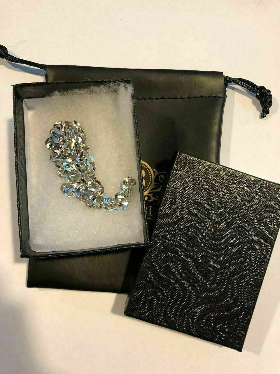 HarlemBling 6mm Flat Mens Miami Cuban Link Chain Solid 925 Silver ITALY All Lengths 18-30