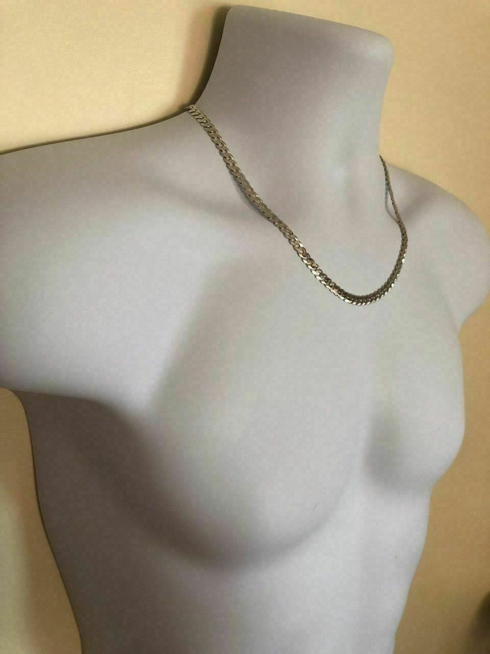 HarlemBling 6mm Flat Mens Miami Cuban Link Chain Solid 925 Silver ITALY All Lengths 18-30