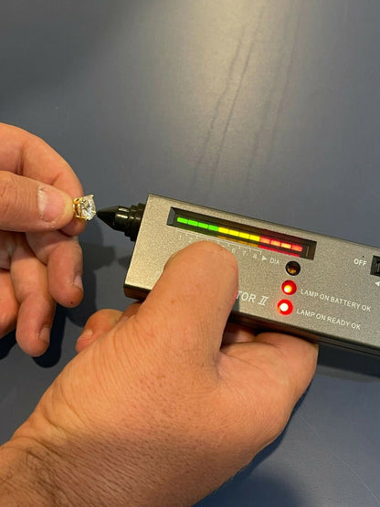 HarlemBling 8ct TW Moissanite Huge Big Mens 10mm 14k Gold Vermeil Stud Earrings GRA D VVS1