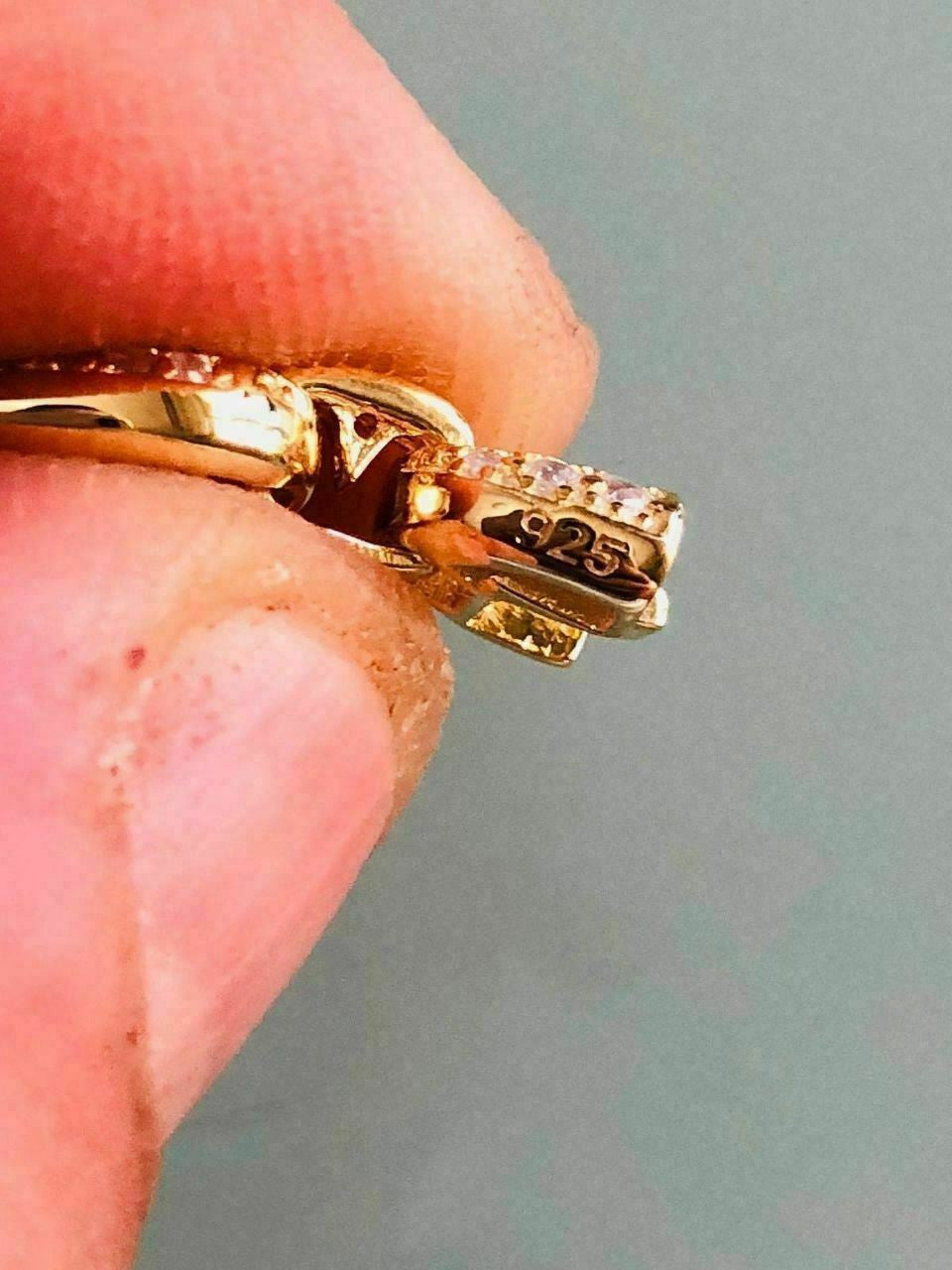 HarlemBling 8mm Gucci Link Bracelet 14k Gold Over Solid 925 Sterling Silver Diamond ICY