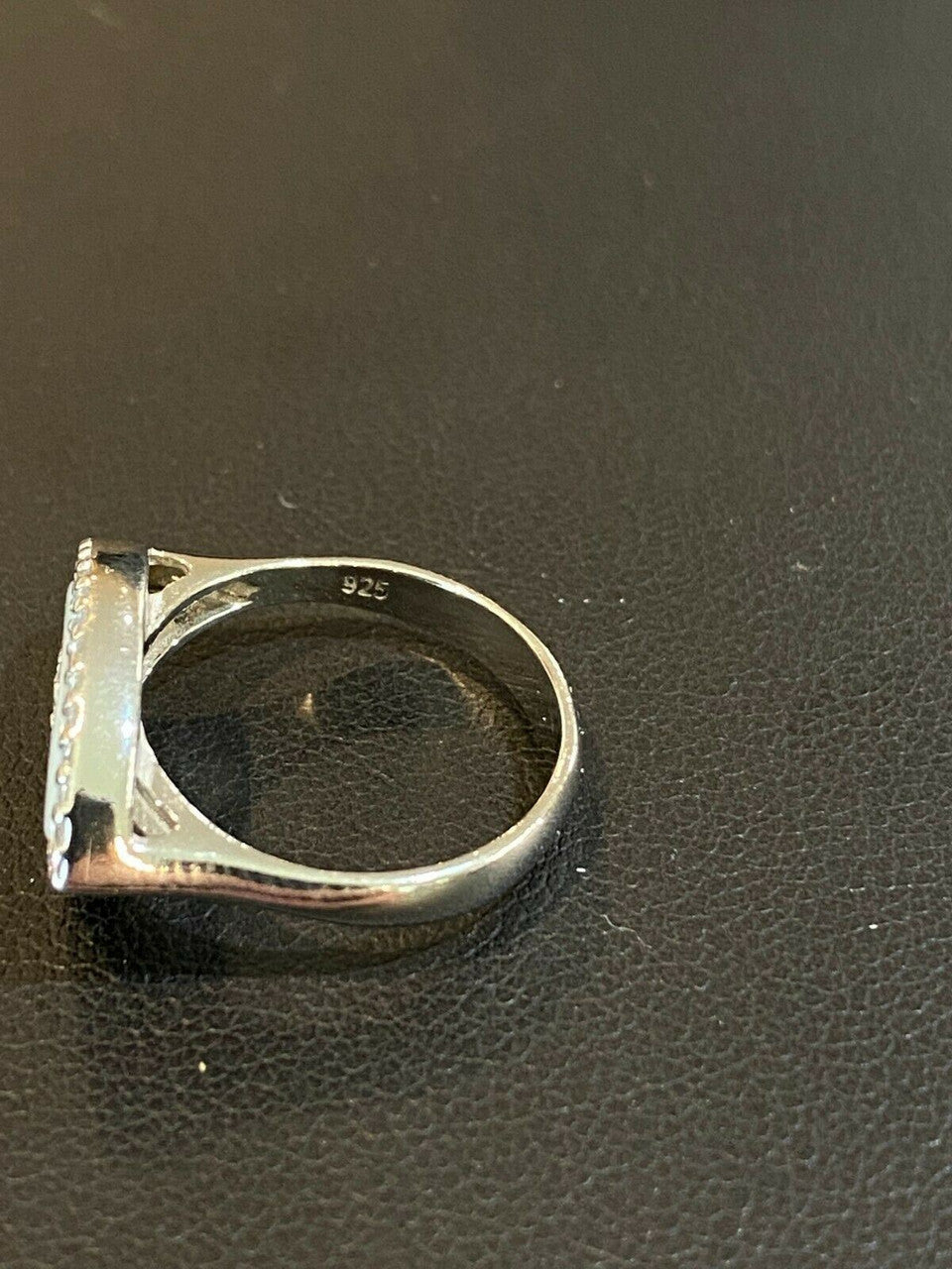 HarlemBling 925 Silver Lucky Evil Eye Diamond Pearl Ring Necklace Earrings Ladies Girls Set